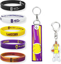 Basketball Silicone-Bracelet Basketball-Star Keychain, Sport Star Signature Rubber Wristbands for Men, Basketball Accessories Sports Wristbands Gifts for Mens Boys (7-Pack) Sporting Goods > Outdoor Recreation > Winter Sports & Activities HMWIWAR RW-#0  