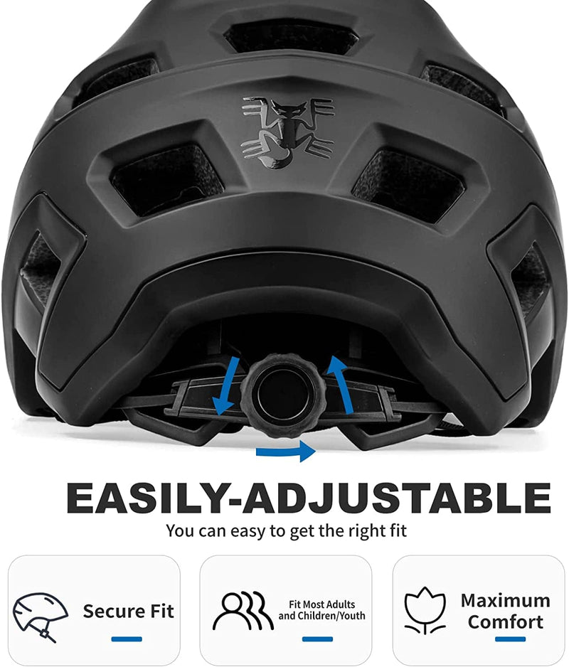 BATFOX Bike Helmet,Mountain Bike Helmet Specialized Helmets for Men Women Adults Youth