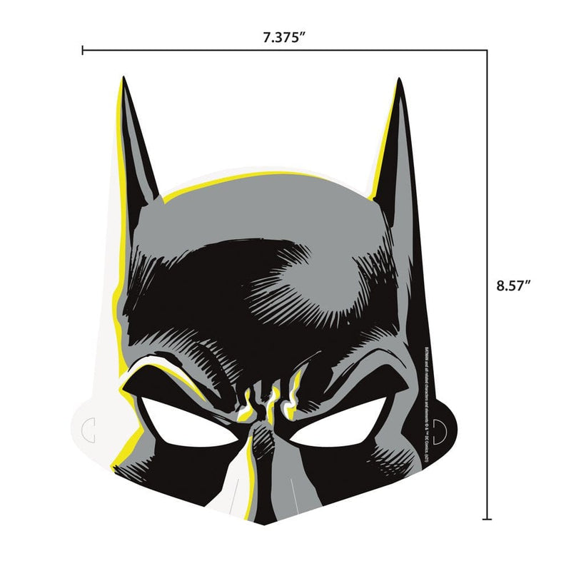 Batman Party Masks, 8Ct Apparel & Accessories > Costumes & Accessories > Masks Unique Industries   