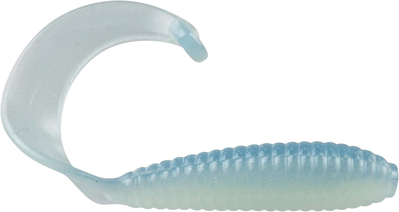Bobby Garland Hyper Grub Curly-Tail Swim-Bait Crappie Fishing Lure, 2 Inches, Pack of 18 Sporting Goods > Outdoor Recreation > Fishing > Fishing Tackle > Fishing Baits & Lures Pradco Outdoor Brands Mo'Glo Blue Ghost  