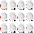 Energetic LED Recessed Lighting 6 Inch, 12.5W=100W, Warm White 3000K, 950LM, Retrofit Downlight, Dimmable Trim Can Lights, Baffle Trim, Damp Rated, ETL, 12 Pack Home & Garden > Lighting > Flood & Spot Lights ENERGETIC SMARTER LIGHTING Warm Whte 3000k  