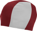 Swim Cap Comfortable Stretch/Spandex - Kids/Adults - Fits Kids with All Hair Length and Adult Short Hair Sporting Goods > Outdoor Recreation > Boating & Water Sports > Swimming > Swim Caps Abstract 602TONE - RED & WHITE  