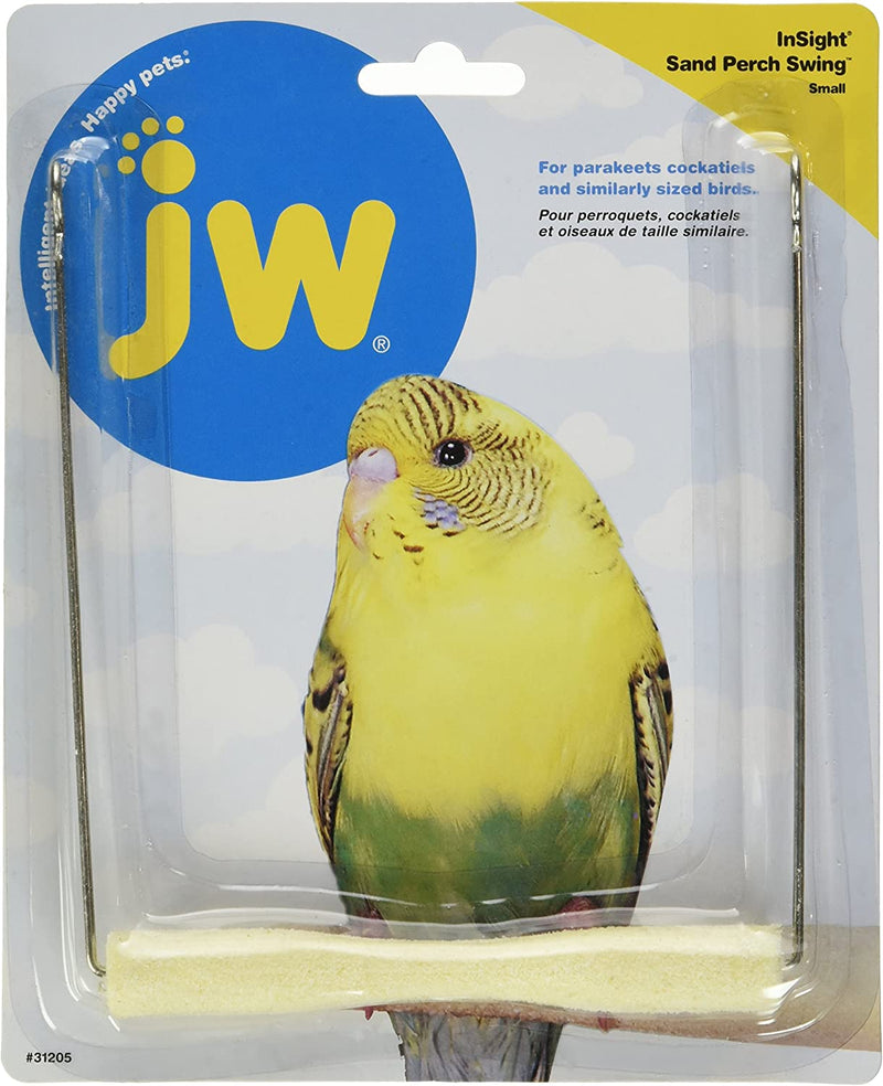 JW Pet Company Insight Sand Perch Swing Bird Toy, Small, Assorted Animals & Pet Supplies > Pet Supplies > Bird Supplies > Bird Toys JW   