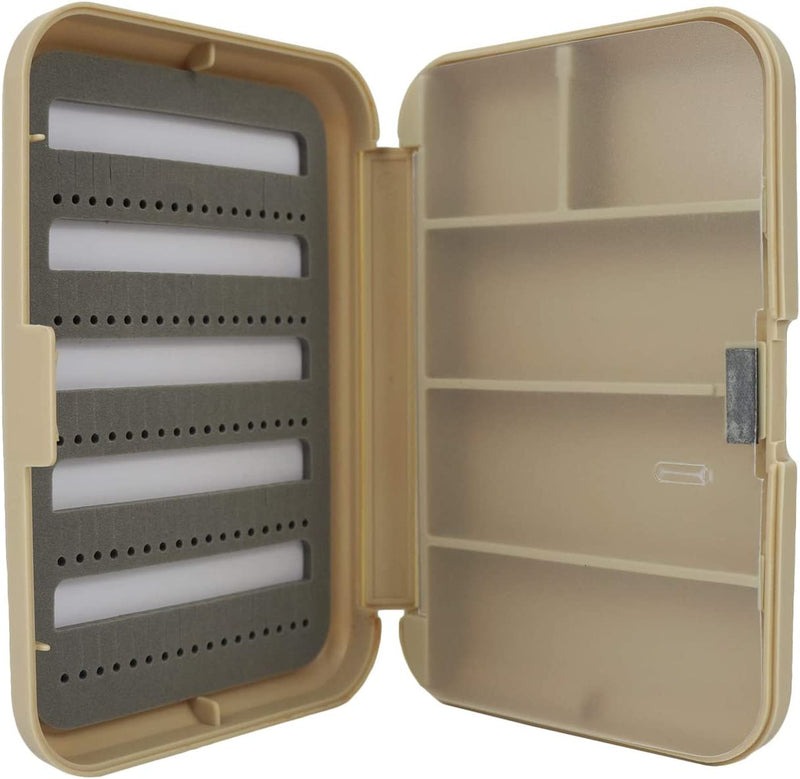 2Pcs Aventik Fly Fishing Boxes Fishing Tackle Storage Case Trays Hook Box with Foams or with Compartments 5.51X3.74X1.1Inch/14X9.5X2.8Cm Sporting Goods > Outdoor Recreation > Fishing > Fishing Tackle Aventik H0612-5C  