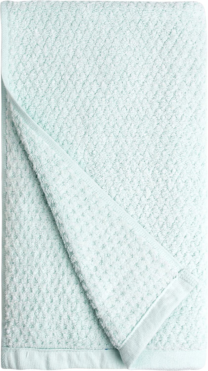 Everplush Diamond Jacquard Hand Towel Set, 4 X (16 X 30 In), Khaki, 4 Count Home & Garden > Linens & Bedding > Towels Everplush Spearmint 4 x Hand Towels (16 x 30 in) 
