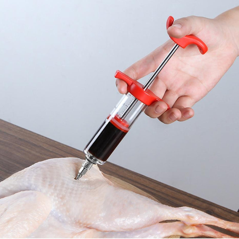 BBQ Turkey Meat Syringe Marinade Injector Home & Garden > Kitchen & Dining > Kitchen Tools & Utensils KOL DEALS   