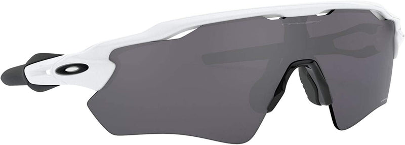 Oakley Men'S OO9208 Radar EV Path Rectangular Sunglasses, Polished White/Prizm Black Polarized, 38 Mm Sporting Goods > Outdoor Recreation > Winter Sports & Activities Oakley   