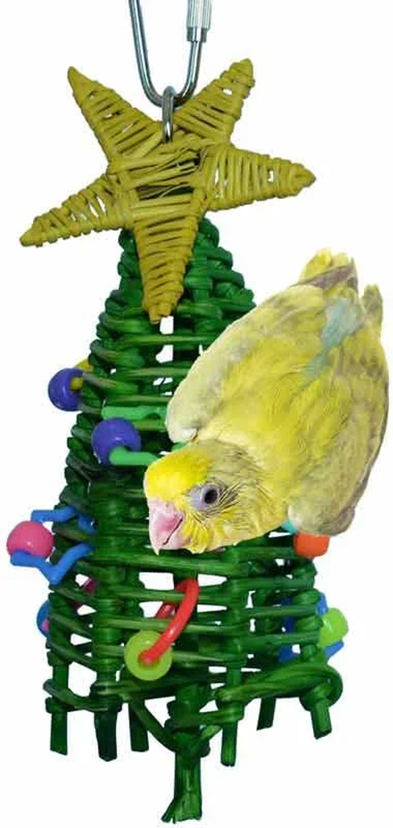Super Bird Creations SB872 Mini Xmas Tree Bird Toy, Small/Medium Bird Size, 7" X 2" Animals & Pet Supplies > Pet Supplies > Bird Supplies > Bird Toys Super Bird Creations   