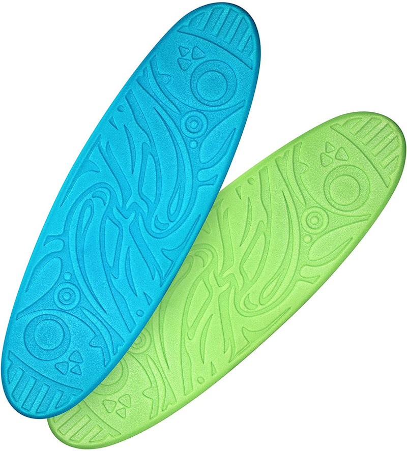 Sunlite Sports Swimming Kickboard with Ergonomic Grip Handles, One Size Fits All, for Children and Adults, Pool Training Swimming Aid, for Beginner and Advanced Swimmers Sporting Goods > Outdoor Recreation > Boating & Water Sports > Swimming Sunlite Sports Aqua Slicer Two Pack Blue Green  