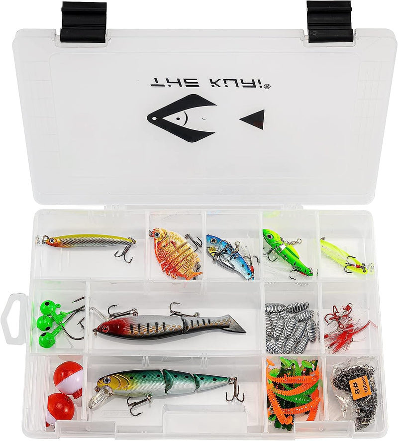 Thekuai Tackle Boxes, Fishing Lure Tray with Removable Dividers, Plastic Storage Organizer Boxes - 2 Packs / 3 Packs / 4 Packs 3600 3700 Tackle Trays - Parts Box (4 PACKS BOXES（3600）) Sporting Goods > Outdoor Recreation > Fishing > Fishing Tackle Thekuai   