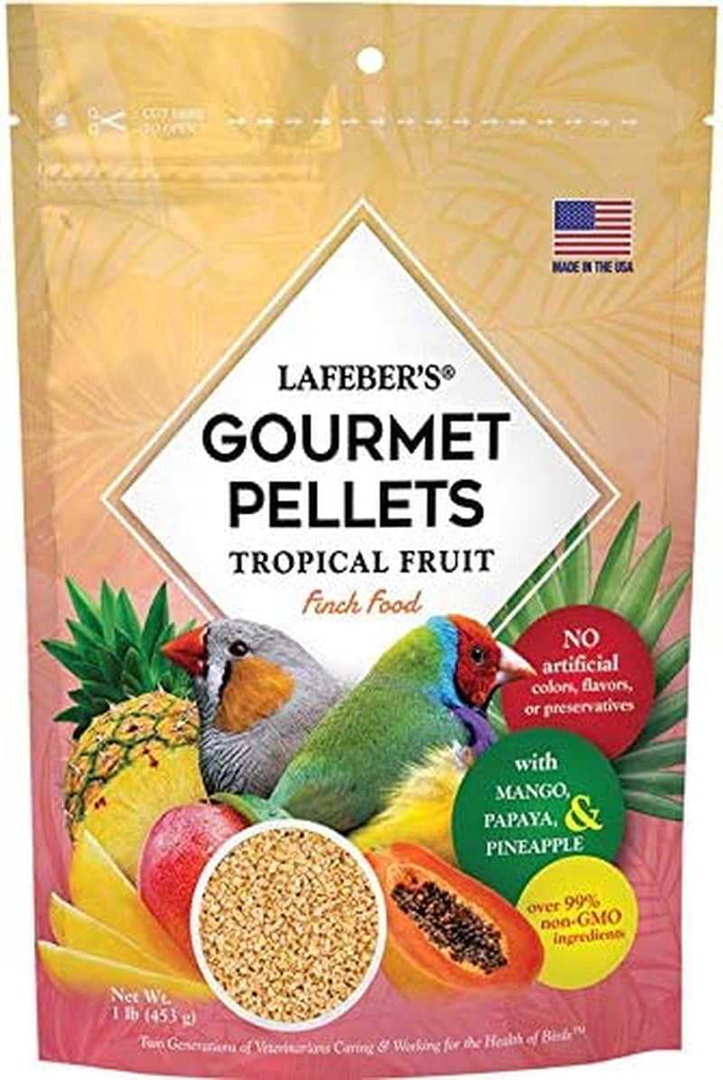 Lafeber Premium Daily Diet Pellets Pet Bird Food, Made with Non-Gmo and Human-Grade Ingredients, for Finches, 5 Lb Animals & Pet Supplies > Pet Supplies > Bird Supplies > Bird Food Lafeber Tropical Fruit 1 Pound (Pack of 1) 