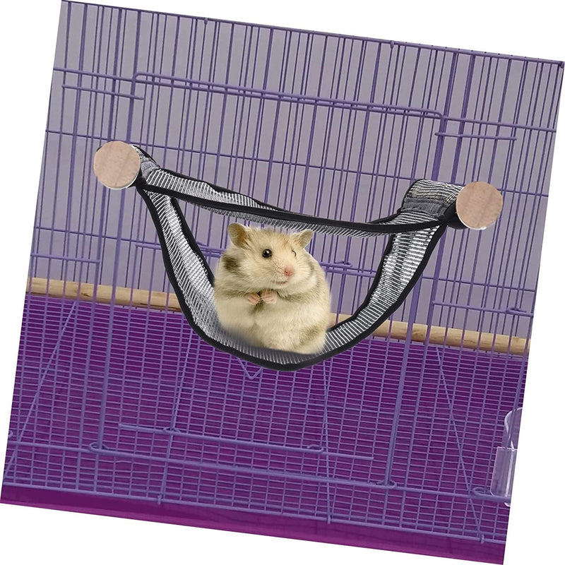 BCOATH 4Pcs Hamster Cage Accessory Sleeping Nylon Pet Nest Breathable Sugar Puppy Hammock for Ferret Tier Bed Cat Guinea Playing Home Parrot Accessories Glider Small Hanging Mesh Rat Animals & Pet Supplies > Pet Supplies > Bird Supplies > Bird Cages & Stands BCOATH   