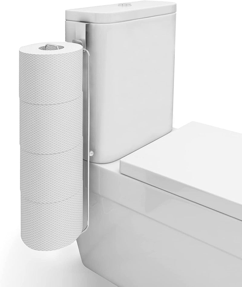 Conworld Toilet Paper Holder Brushed Nickel for 4 Roll Tissue, 1 Pack Bathroom Toilet Paper Storage over the Tank, Stainless Steel Rustproof Bathroom Toilet Paper Roll Holder Wall Mount Home & Garden > Household Supplies > Storage & Organization Conworld   