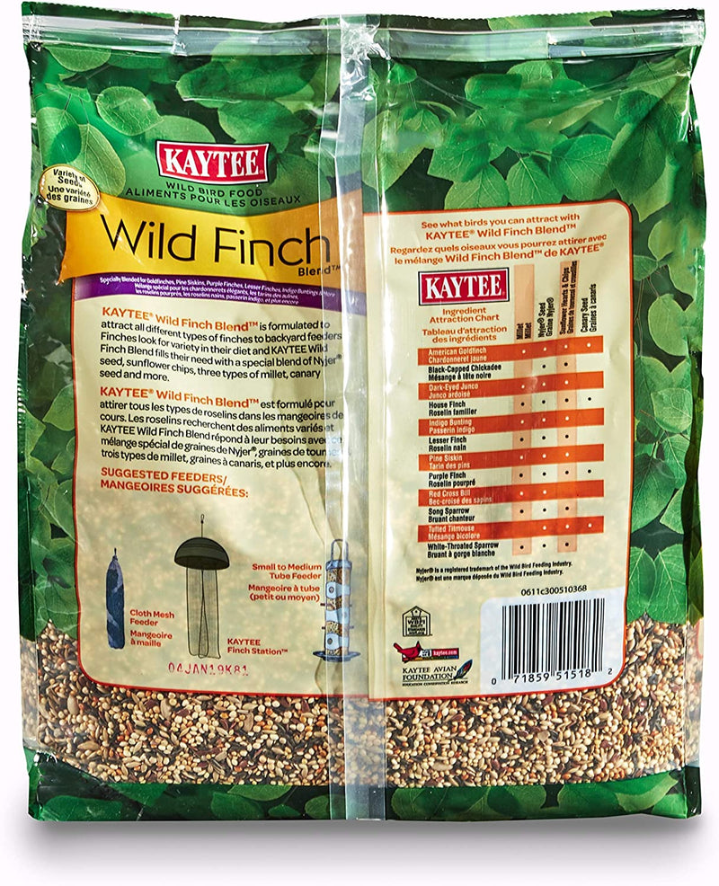 Kaytee Finch Blend Wild Bird Food, 5 Pounds, None Animals & Pet Supplies > Pet Supplies > Bird Supplies > Bird Food Kaytee   