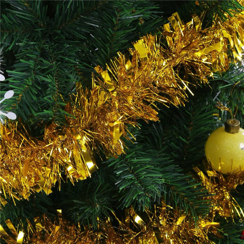 Gold Tinsel Garland Christmas Tree Decorations Wedding Birthday Party Supplies for 16.5 FEET Long Home Home & Garden > Decor > Seasonal & Holiday Decorations& Garden > Decor > Seasonal & Holiday Decorations Stibadium   