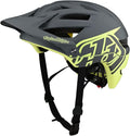 Troy Lee Designs Adult | All Mountain | Mountain Bike | A1 Classic Helmet with MIPS Sporting Goods > Outdoor Recreation > Cycling > Cycling Apparel & Accessories > Bicycle Helmets Troy Lee Designs Classic Gray / Yellow X-Large/XX-Large 