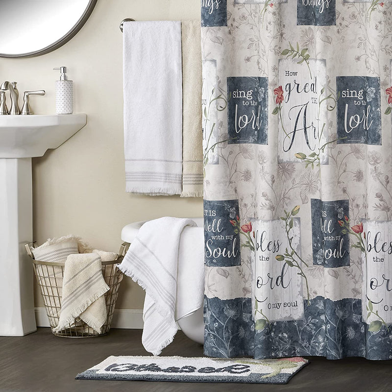 SKL Home Casual Fringe Bath Towel Set, White Home & Garden > Linens & Bedding > Towels Saturday Knight Ltd.   