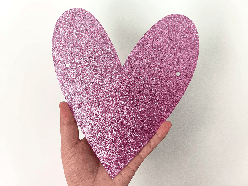 Be Mine Banner Red Glitter and 2Pcs Glitter Heart Garland, Valentines Day Decorations, Hanging Hearts, Valentines Day Garland,Heart Decorations,Valentine Decor,Conversation Hearts Decorations,Valentines Decorations for Office Home Mantle Fireplace