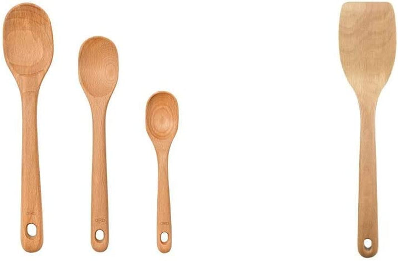 OXO Good Grips 3-Piece Wooden Spoon Set Home & Garden > Kitchen & Dining > Kitchen Tools & Utensils OXO Spoons Spoon Set + Wooden Turner 