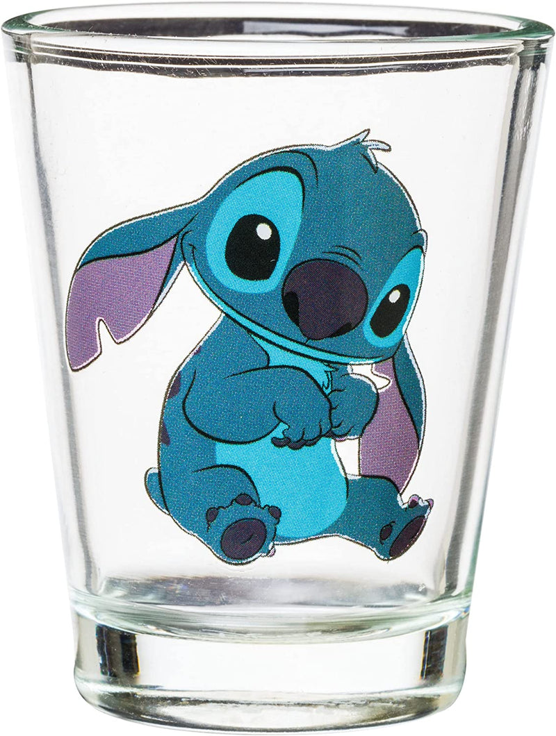 Silver Buffalo Lilo and Stitch Poses 4-Pack Mini Glass Set, 1.5 Ounces Home & Garden > Kitchen & Dining > Tableware > Drinkware Silver Buffalo   