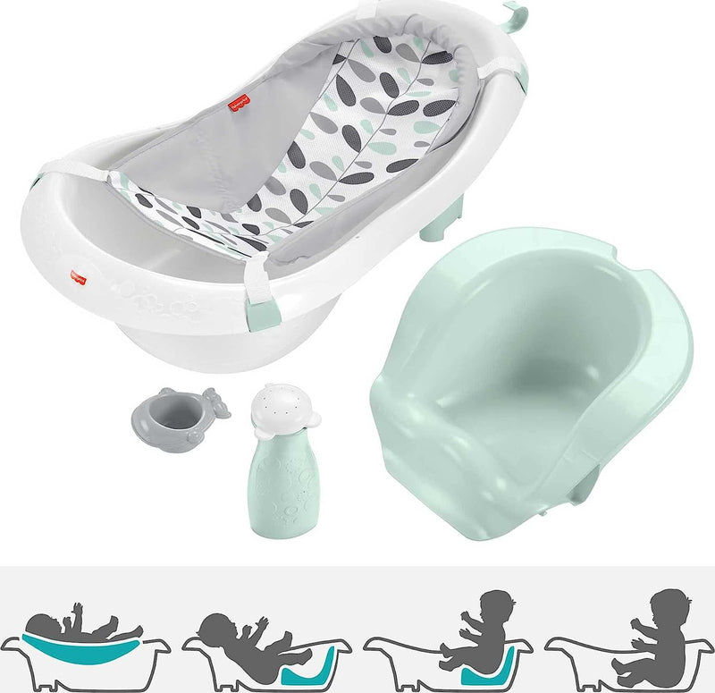 Fisher-Price 4-In-1 Sling 'N Seat Tub – Pacific Pebble, Convertible Baby to Toddler Bath Tub with Support and Seat Sporting Goods > Outdoor Recreation > Fishing > Fishing Rods Fisher-Price Climbing Leaves  