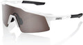 100% Speedcraft SL Sport Performance Sunglasses - Sport and Cycling Eyewear Sporting Goods > Outdoor Recreation > Cycling > Cycling Apparel & Accessories 100% Matte White - HiPER Silver Mirror Lens  