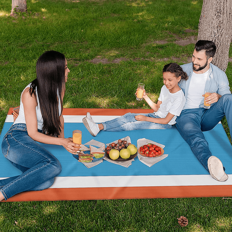 Beach Blanket,Picnic Blankets Waterproof Sandproof Beach Mat for 4-7 Adults,Oversized Lightweight Outdoor Blankets for Travel, Camping, Hiking. Home & Garden > Lawn & Garden > Outdoor Living > Outdoor Blankets > Picnic Blankets BBXTYLY   