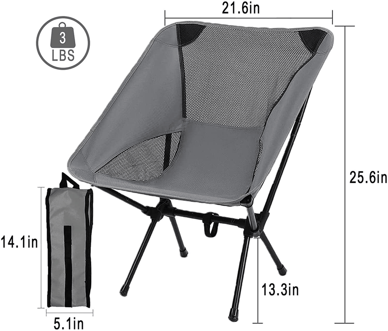 Beach Chairs Folding Lightweight, Outdoor Camping Gear, Camping Furniture, for Hiking/Hunting/Balcony/Camping/Fishing… Sporting Goods > Outdoor Recreation > Camping & Hiking > Camp Furniture Bilim   