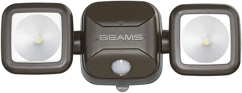 Beams MB3000 High Performance 500 Lumen Wireless Battery Powered Motion Sensing LED Dual Head Security Spotlight, Brown, 1-Pack Home & Garden > Lighting > Flood & Spot Lights Beams Brown 1-pack 
