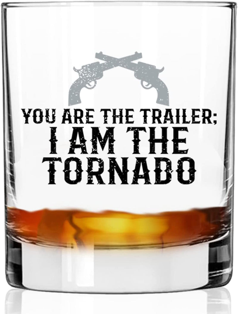 Toasted Tales in a World Full of Karen'S Be a Beth | Old Fashioned Whiskey Glass Tumbler | Rocks Barware for Scotch, Bourbon, Liquor and Cocktail Drinks | Quality Chip Resistant Home & Garden > Kitchen & Dining > Tableware > Drinkware Toasted Tales I Am The Tornado Whiskey Glass 