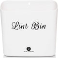 Magnetic Lint Bin for Laundry Room | Farmhouse Retro Magnetic Lint Bin for Laundry Room Storage Decor - Lint Container Space Saving Washer and Dryer Trash Can Solution Wall Mount (Off-White) Home & Garden > Household Supplies > Storage & Organization A.J.A. & MORE 0 White  