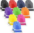Beegreen Drawstring Backpack 20|30|50 Pieces for Gym Sport Trip, DIY Reflective Strips Cinch Sack for Kids, Women and Men Home & Garden > Household Supplies > Storage & Organization BeeGreen Black Red Navy Grey Purple Green Orange Yellow Hot Pink Blue 20 