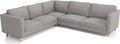 The Heavy Duty Polyester Karlstad Corner Sofa Cover ( 2+3 / 3+2 ) Replacement, Is Custom Made Compatible for IKEA Karlstad Sectional Slipcover Replacement (Light Gray Polyester Sectional) Home & Garden > Decor > Chair & Sofa Cushions Sofa Renewal Light Gray Cotton Karlstad Sectional  