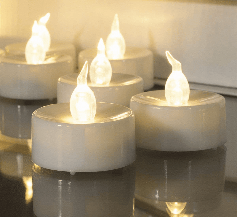 Beichi 100-Pack Flameless LED Tea Light Candles Bulk, Warm White Battery Operated Votive Tealight Little Candles, Small Electric Fake Tea Candles for Holiday, Wedding, Parties Home & Garden > Decor > Home Fragrances > Candles XIAMEN JINBAISEN   