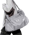 Beige Sport Travel Duffle Bag Large Gym Tote Bag for Women, Weekender Bag Carry on Bag for Airplane, Ladies Beach Bag Overnight Bag Luggage Bag with Wet Bag Hospital Bag for Labor and Delivery Home & Garden > Household Supplies > Storage & Organization SEAFEW Grey  