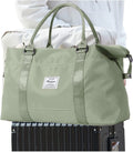 Beige Sport Travel Duffle Bag Large Gym Tote Bag for Women, Weekender Bag Carry on Bag for Airplane, Ladies Beach Bag Overnight Bag Luggage Bag with Wet Bag Hospital Bag for Labor and Delivery Home & Garden > Household Supplies > Storage & Organization SEAFEW Light Green  
