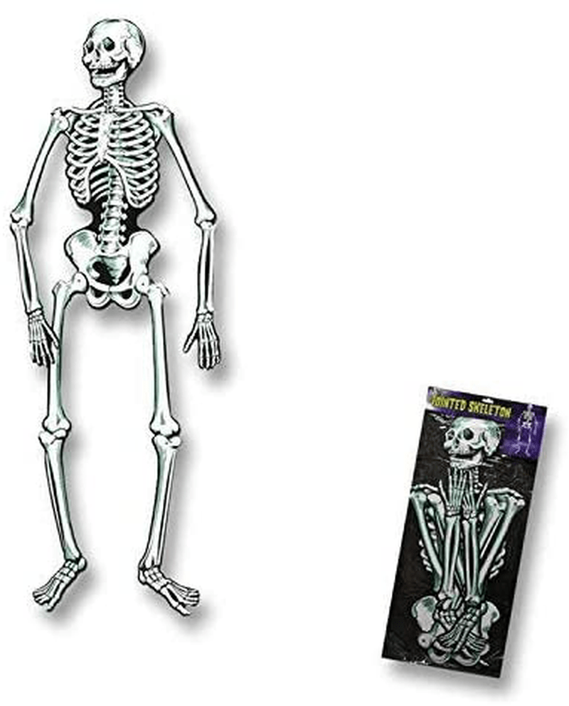 Beistle Jointed Skeletons, 22", White/Black Arts & Entertainment > Party & Celebration > Party Supplies The Beistle Company   
