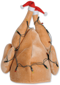 Beistle Soft Plush Fabric Light Up Christmas Theme Novelty Hat for Turkey Trot and Holiday Parties, One Size, Tan/Red/White/Green Home & Garden > Decor > Seasonal & Holiday Decorations& Garden > Decor > Seasonal & Holiday Decorations Beistle Tan/Red/White/Green One Size 