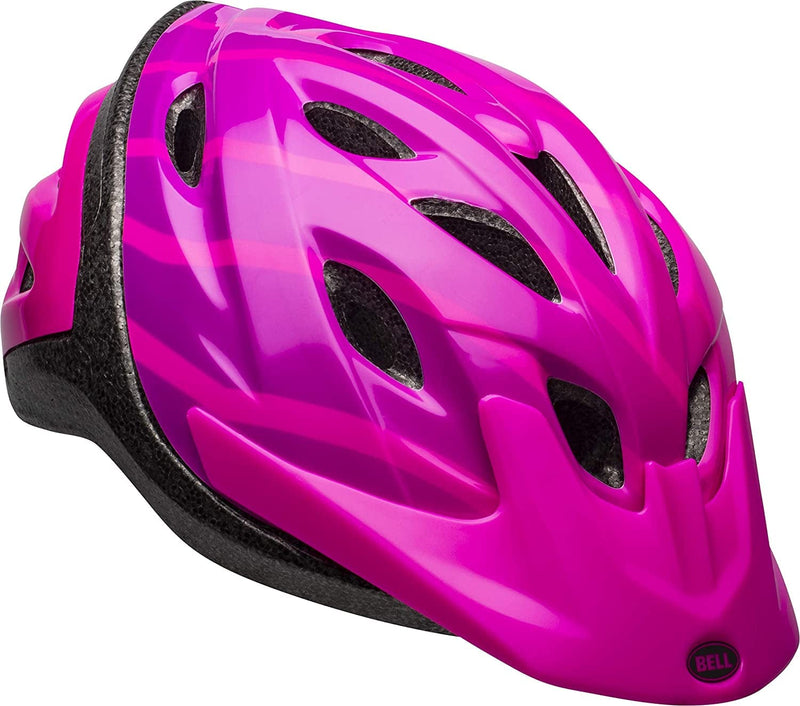 Bell Axle Youth Bike Helmet Sporting Goods > Outdoor Recreation > Cycling > Cycling Apparel & Accessories > Bicycle Helmets Bell Sports Pink Radiant  