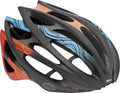 Bell Gage Stripes Bike Helmet Sporting Goods > Outdoor Recreation > Cycling > Cycling Apparel & Accessories > Bicycle Helmets Bell Matte Black/Orange/Blue Small 