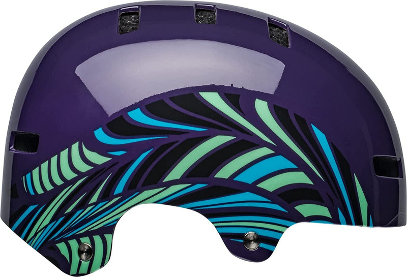 BELL Local Adult BMX Bike Helmet Sporting Goods > Outdoor Recreation > Cycling > Cycling Apparel & Accessories > Bicycle Helmets BELL Chapelle Gloss Purple (2023) Small (51-55 cm) 