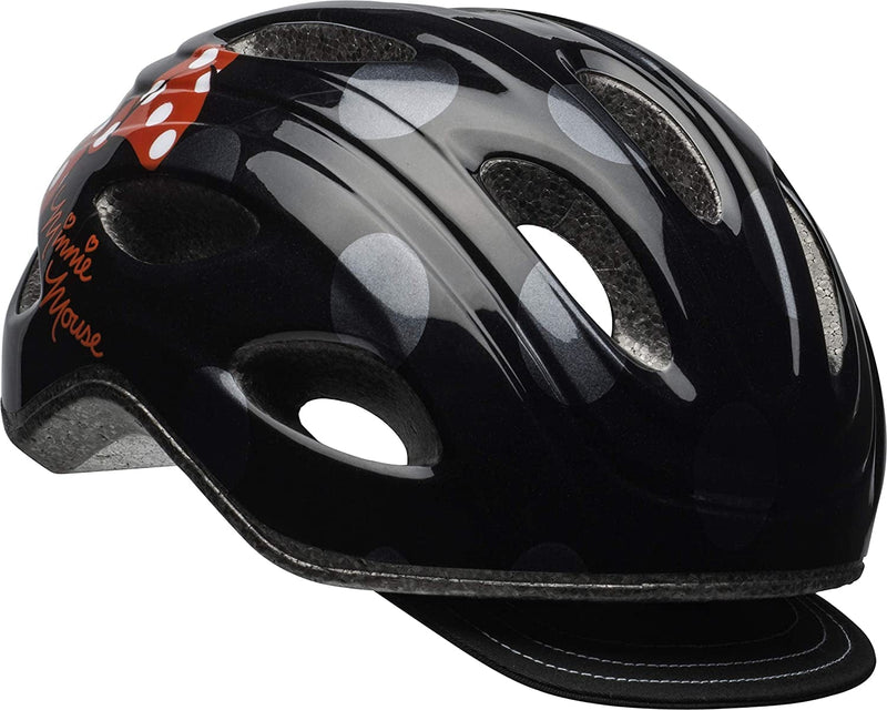 BELL Minnie Mouse Women'S Bike Helmet Black Polka Dots Sporting Goods > Outdoor Recreation > Cycling > Cycling Apparel & Accessories > Bicycle Helmets Bell   