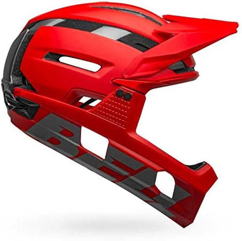 BELL Super Air R MIPS Adult Mountain Bike Helmet Sporting Goods > Outdoor Recreation > Cycling > Cycling Apparel & Accessories > Bicycle Helmets BELL Matte/Gloss Red/Gray (2023) Large (58-62 cm) 