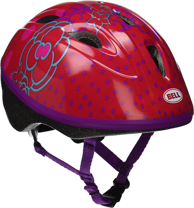 Bell Toddler Zoomer Bike Helmet Sporting Goods > Outdoor Recreation > Cycling > Cycling Apparel & Accessories > Bicycle Helmets Bell Sports Zoomer - Red Jump House Flowers  