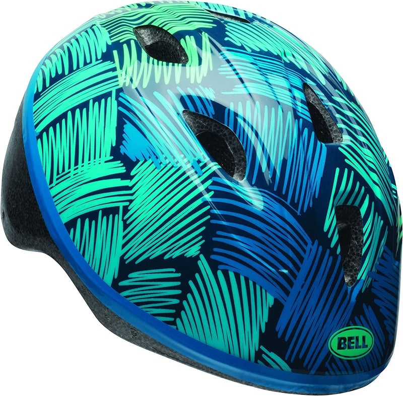 Bell Toddler Zoomer Bike Helmet Sporting Goods > Outdoor Recreation > Cycling > Cycling Apparel & Accessories > Bicycle Helmets Bell Sports Zoomer - Blue Scribbles  