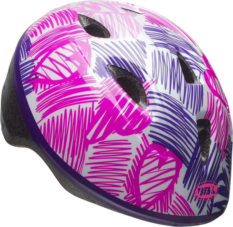 Bell Toddler Zoomer Bike Helmet Sporting Goods > Outdoor Recreation > Cycling > Cycling Apparel & Accessories > Bicycle Helmets Bell Sports Zoomer - Scribble Hearts  