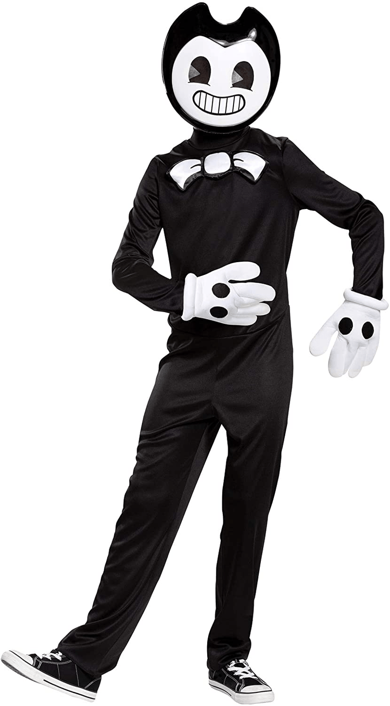 Bendy and the Ink Machine Child Bendy Classic Costume Apparel & Accessories > Costumes & Accessories > Costumes Disguise Large (10-12)  