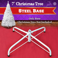 BenefitUSA Steel Base Metal Stand for 5/6/7/7.5ft Christmas Tree Green Christmas Decor (6', White) Home & Garden > Decor > Seasonal & Holiday Decorations > Christmas Tree Stands BenefitUSA White 7' 