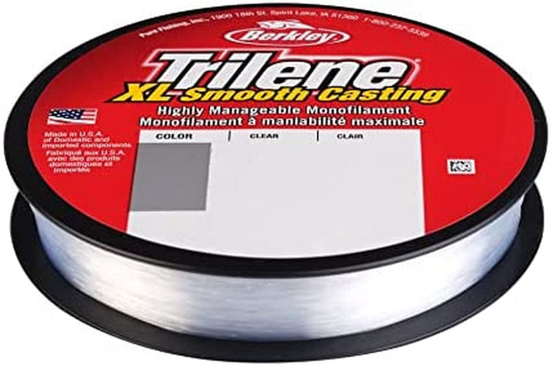 Berkley Trilene XL Filler 0.015-Inch Diameter Fishing Line, 17-Pound Test, 300-Yard Spool, Clear