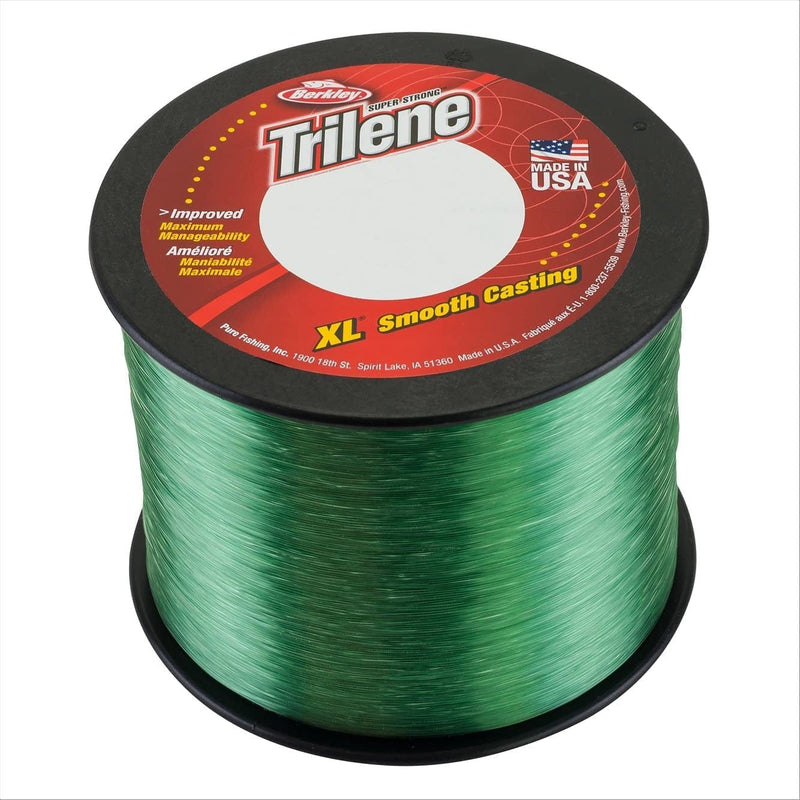 Berkley Trilene XL Monofilament Fishing Line Sporting Goods > Outdoor Recreation > Fishing > Fishing Lines & Leaders Pure Fishing Low-Vis Green 4 Pounds 3000 Yards